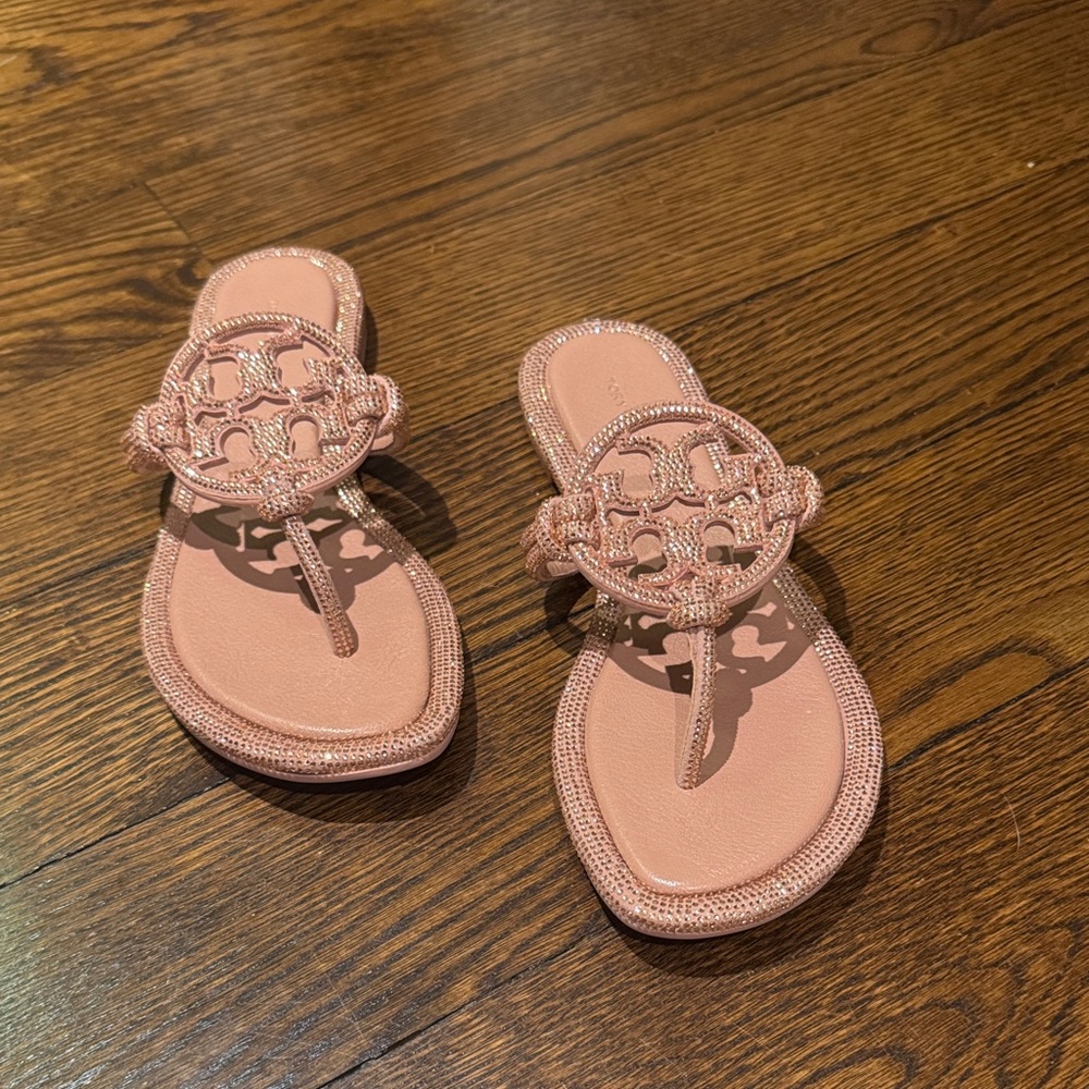 Tory Burch Pink Pave Sandals